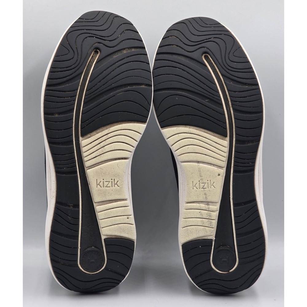 Kizik London Mens 11 Wide D Black Hands Free Slip On Comfort Walking Sneaker - Picture 11 of 11